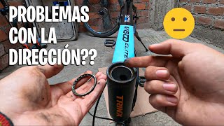 MANTENIMIENTO A LA DIRECCIÓN O TAZAS DE LA BICICLETA [upl. by Marylin]