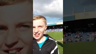 OLDHAM fans invade the pitch after draw with Rochdale [upl. by Aihsema752]