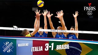 Highlights Voleibol  Italia vs Brasil 31  Juegos Olímpicos París 2024  Telemundo Deportes [upl. by Eemiaj]