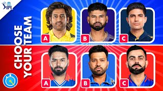 Which Player Do You Prefer  Make Your IPL TEAM  IPL Quiz  IPL 2024 [upl. by Trotter]