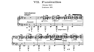 F Liszt quotFunéraillesquot – Alexandre Amorós Korotkov AudioSheet [upl. by Aseneg]