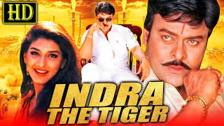 Indra The Tiger HD Chiranjeevis Blockbuster Hindi Dubbed Movie  Sonali Bendre Aarthi Agarwal [upl. by Noimad]