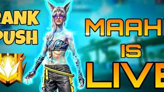 🔴LIVE ROAD TO 1K SUBSCRIBERS AND RANK PUSH WITH MAAHII YT  HANDCAM GAMEPLAY GIRL KEYBOARD [upl. by Anthiathia627]