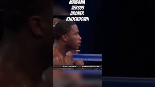 Maidana VS broner knockdown highlights boxing sports [upl. by Joachima]