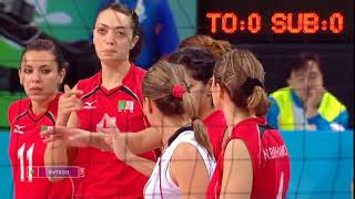 Olympics 2008 Womens volleyball Algeria  Russia [upl. by Ledeen458]