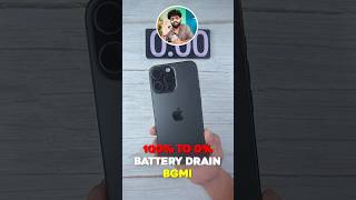 iPhone 16 Pro Max  BGMI 100 to 0 Battery Drain Test [upl. by Afesoj134]