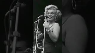 Marilyn Monroe on stage entertaining the troops in Korea Feb 1954 1955 interview movie star [upl. by Ecnahc]