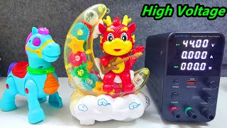 I Applied High Voltage to Electric TOYS 【Fun Dragon Lantern and Angel Horse】 [upl. by Sela]