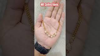 latest short necklace sets gold jewellery wholesale nrcollections2027shorts trending [upl. by Dickson]