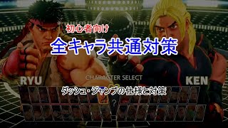 SFV  スト5 前ダッシュの仕様と対策 初心者講座 全キャラ共通 対策 HD画質 eSports [upl. by Egidius829]