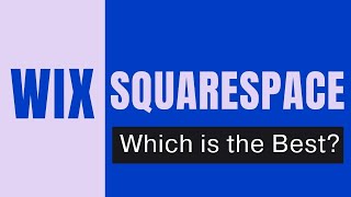 Wix vs Squarespace Comparison  Which is best For Ecommerce Blogging [upl. by Penthea]