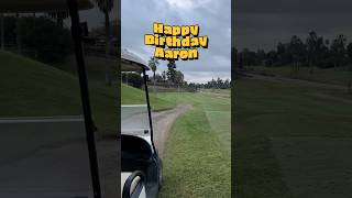 Happy Birthday Aaron🥳 rap hiphop music memes funny golf golfvibes musicalartist golfer [upl. by Martinez364]