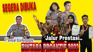 DIBUKA  Penerimaan Bintara Rekpro TA 20222023  Daftar Polisi Jalur Prestasi [upl. by Adirf3]