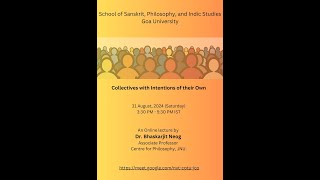 Collectives with Intentions of their Own  Dr Bhaskarjit Neog [upl. by Nadaha]