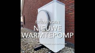 Geluid amp verbruik warmtepomp Nefit Bosch [upl. by Proctor]