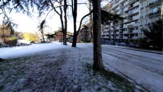 Ski dans Paris Parc Montsouris le 9 décembre 2010 [upl. by Annovad]