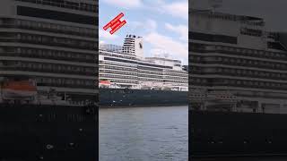 🛳️Nieuw Statendam leaving Amsterdam  Holland America Line Cruiseship  Pinnacle class [upl. by Ahsatel]