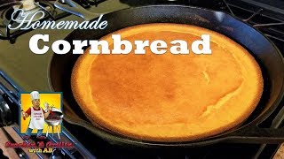 Homemade Cornbread Recipe  Cornbread Recipe [upl. by Eldrida463]