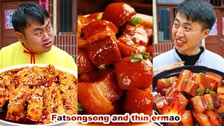 mukbang  Super delicious Malatang its really too gluttonous  How to cook braised pork [upl. by Farhsa]