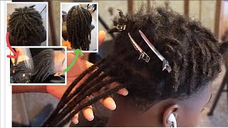 PERMANENT LOC EXTENSIONS ON STARTER LOCS  DXLYNLOCS [upl. by Oos]