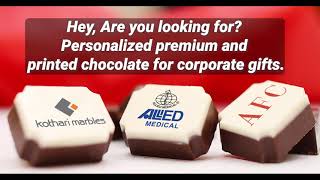 Personalized Chocolate Gift Box  Corporate Gifts Ideas For Employees  Chocolate box [upl. by Ehsom453]