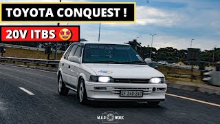 CINEMATIC VIDEO 🤯TOYOTA CONQUEST POWERED BY A 20V MOTOR🤯 [upl. by Neerhtak]