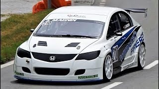 Honda Civic FD2 STW  285Hp9000Rpm K20 Monster  St Ursanne 2018 [upl. by Yarehs]