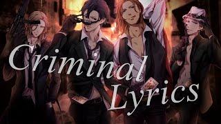 Nightcore  Criminal Male Version [upl. by Olenolin]