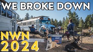 Our Skoolie Broke Down  Northwest Nomads 2024  First Nomad Festival [upl. by Benildis]