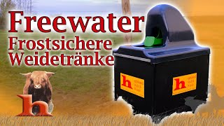 Freewater  frostsichere Weidetränke  Highland Stall amp Weide [upl. by Ardnoed27]