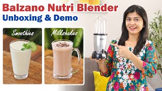 Best Bullet Mixer Grinder  Balzano Nutri Blender 500W Review  Now with 3 Jars Best Nutri Blender [upl. by Tedman]