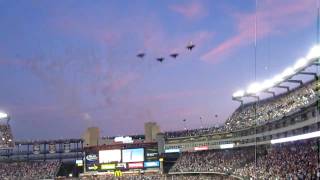 F15 Flyby Patriots vs Bills 2009 Season Opener [upl. by Acinoj796]