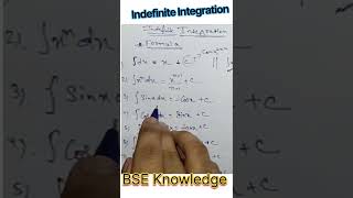 Integration Formula maths integration cbse bseb education intermediate shorts youtubeshorts [upl. by Nahshu]