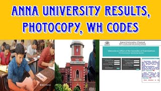 Anna University Nov 2023 Exam Results RevaluationWH Codes full Details 👍 [upl. by Ynamreg]