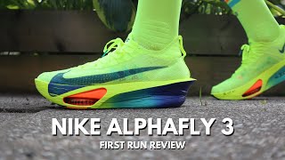 Nike Alphafly 3 Review  5 Takeaways From My First Run [upl. by Notnats66]