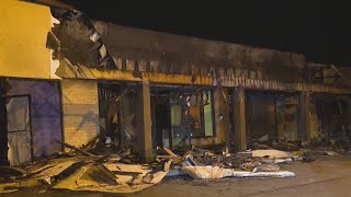 Latrobe shopping plaza fire damages multiple businesses [upl. by Soloman]