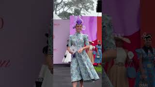 Who is the winner of Fashions on the Field Best Dressed fashion FOTF oaksday [upl. by Kala233]