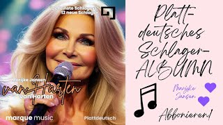 Marijke Jansen  VAN HARTEN Schlager auf Plattdeutsch ALBUM [upl. by Aveline]