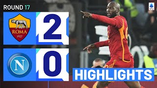 ROMANAPOLI 20  HIGHLIGHTS  Lukaku sinks champions at the Olimpico  Serie A 202324 [upl. by Lange479]