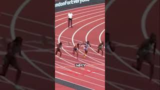 MarieJosée Ta Lou Outruns Shericka Jackson in Thrilling 100m Sprint trackandfieldevents [upl. by Ecnaiva]