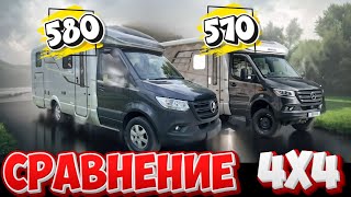 4x4 Сравнение от официального дилера HYMER MLT 580 и MLT 570 Автодом высокой проходимости [upl. by Leahcar82]