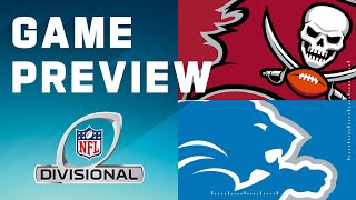 Tampa Bay Buccaneers vs Detroit Lions  2023 Divisional Round Game Preview [upl. by Llenrap]