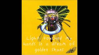 Golden Skans Klaxons Lyrics Video [upl. by Allyce]