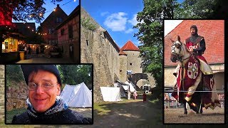 Mittelalterfest 2018 auf Burg Neuhaus – Spectaculum et Gaudium hoch über Igersheim kunstmichflash [upl. by Anirehc131]