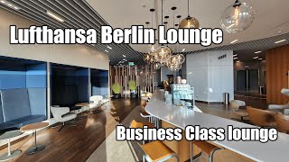 Berlin Lufthansa Business Class Lounge 4k review [upl. by Arber834]