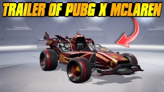 🔴 Pubg x Mclaren Collab  Trailer  F1 Buggy Skin  Pubg Mobile [upl. by Maisey]