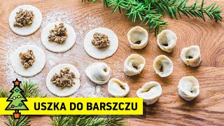 Uszka z grzybami 🎄 do barszczu wigilijnego ✨ [upl. by Floeter]