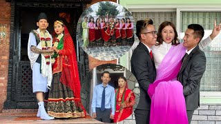 Traditional Gurung Wedding my sister Dauri got married 🥰🥺❤️part 3 Kancha Rocks YOman BOOM😎🤘👊 [upl. by Lesig]