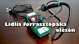 Forrasztópáka állomás ócsóé  Parkside PLS 48 D2 ◆ Eszközteszt [upl. by Ahsiuqal]