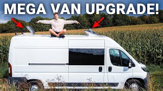 ULTIMATIVER DIY CAMPER VAN DACHFENSTER AUSBAU 😱 Dometic Mini Heki Mico Heki amp MaxxFan Dachluke [upl. by Gaston]